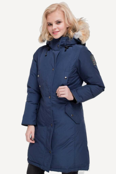 Пуховое пальто Charlotte (Женский; XS; Navy)